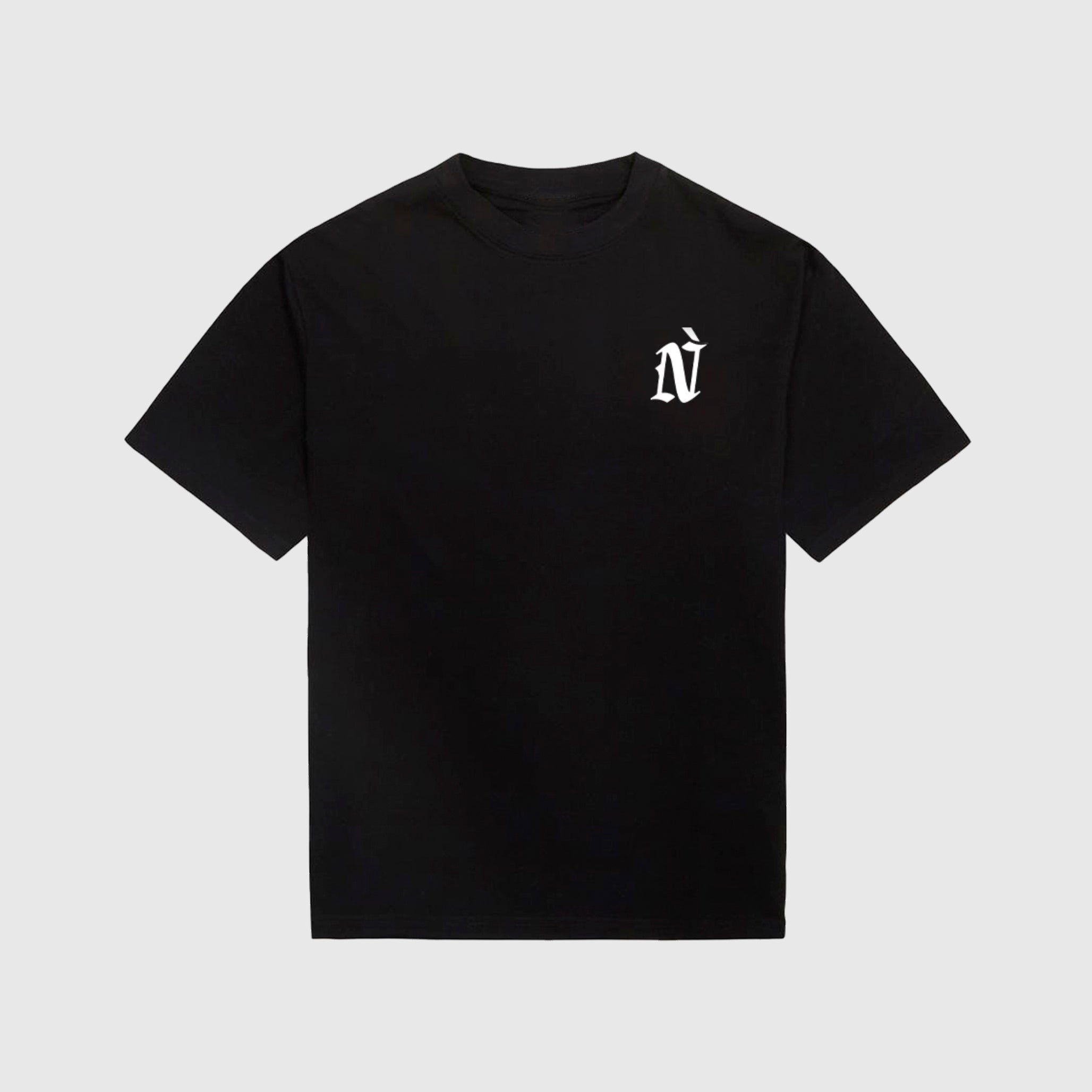 Lip tattoo t-shirt - Sort